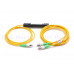 FCA-FCA102-SM-OHZFP1090 FCAPC光纖1分2單模分光器1090 FC1分2單模分光器 FBT分路器 FC1分2光纖分路器電信級 一分二尾纖式 1分2 光纖一分二FC APC